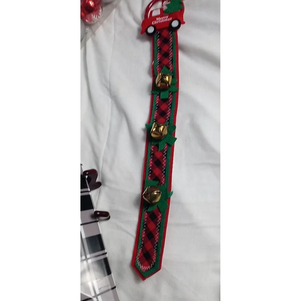 Christmas Ornament Lot With‎ Tree Skirt Country Red Truck Serving Tray